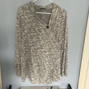 Lightweight wrap sweater